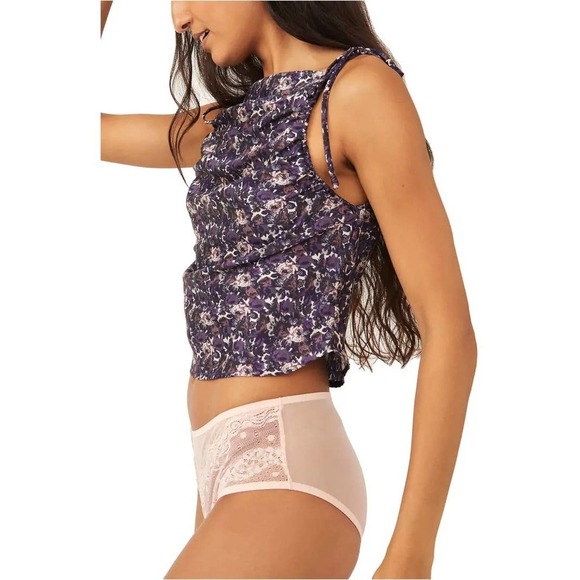 Free People Women's Nights in Printed Camisole in Purple Size XS - Picture 5 of 9